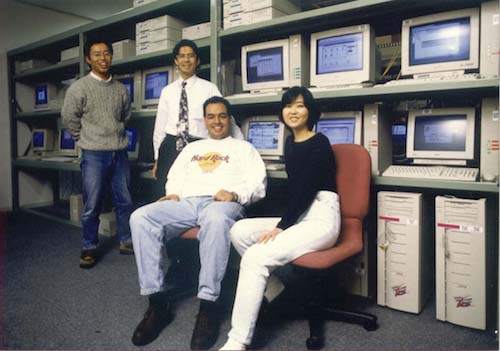 David Estrada in the Microsoft Japan Office